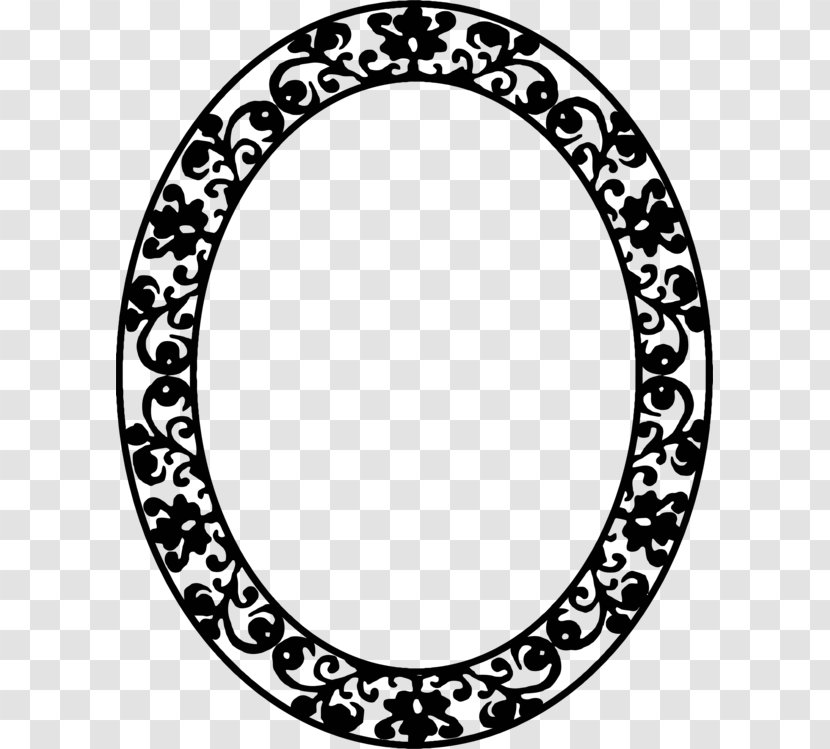 Circle Background Frame - Oval - Picture Flower Transparent PNG