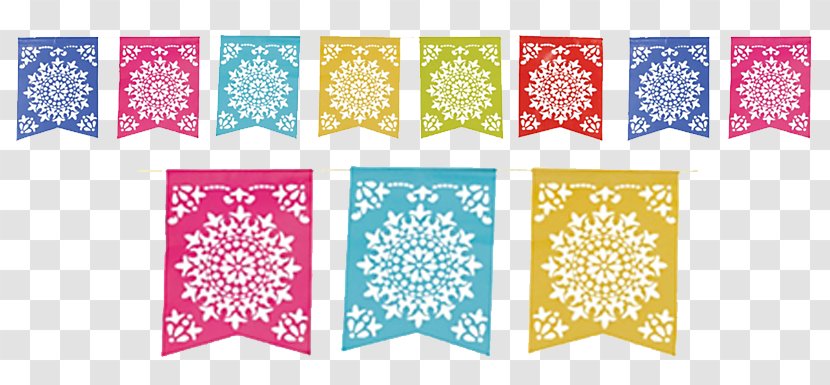 Paper Papel Picado Mexican Cuisine Party - Birthday - Flag Decoration Transparent PNG