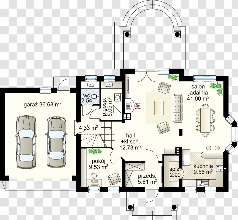 Floor Plan Manor House Project Rzut Transparent PNG