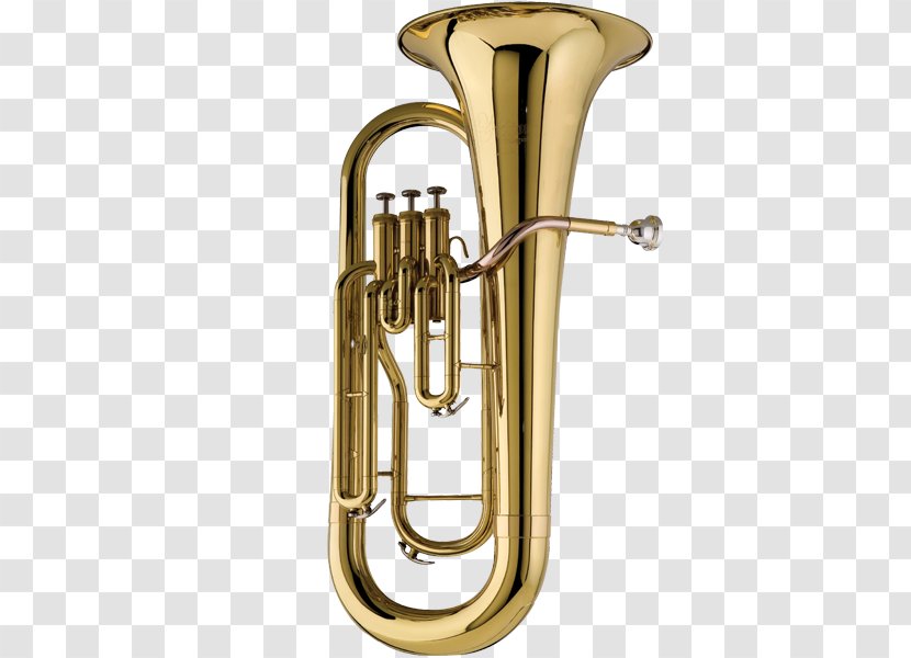 Euphonium Brass Instruments Musical Tuba Tenor Horn - Watercolor - French Transparent PNG