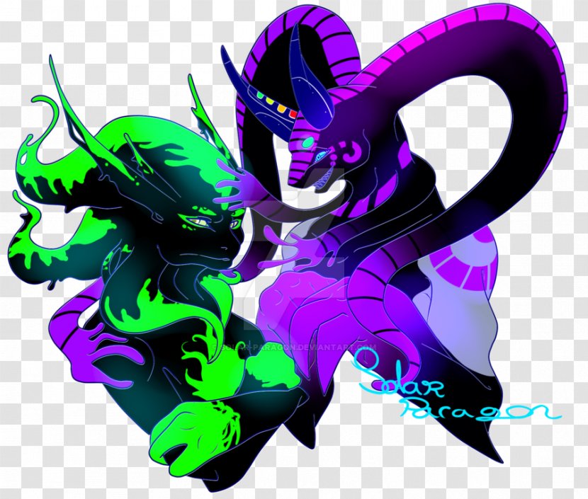 Illustration Graphic Design Legendary Creature Supervillain Purple - Mythical - Paragon Transparent PNG