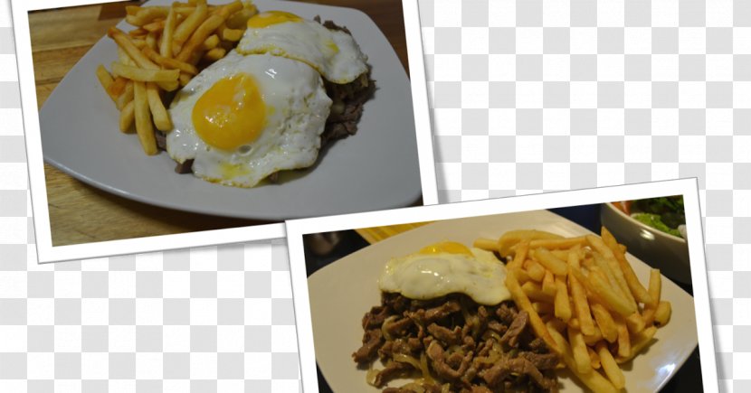 Full Breakfast Lomo A Lo Pobre Side Dish Fried Egg Junk Food Transparent PNG
