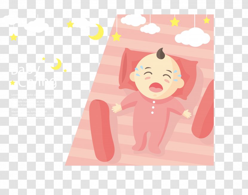 Kurdistan University Of Medical Sciences Crying Infant Illustration - Frame - Midnight Hungry Baby Transparent PNG