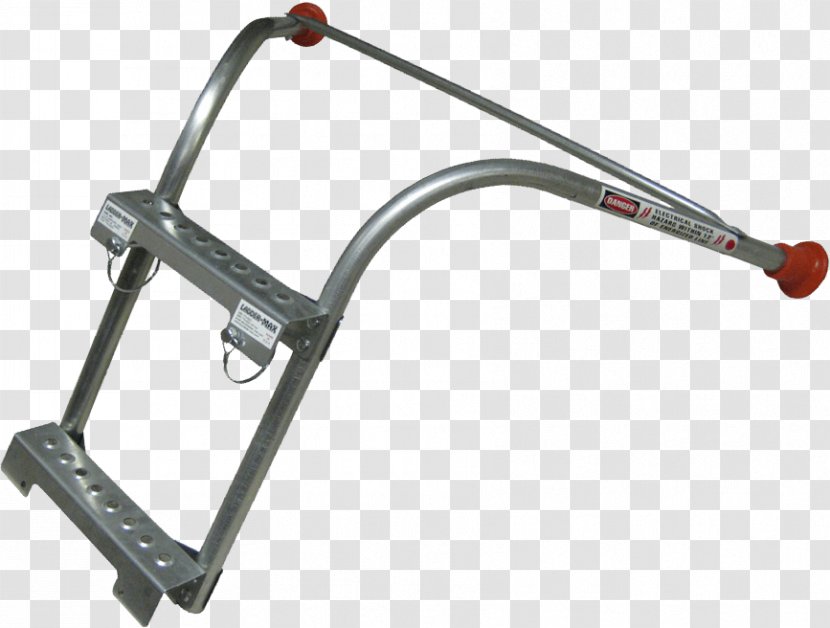 Ladder Bicycle Frames Add-on Foot Handlebars - Aluminium Transparent PNG