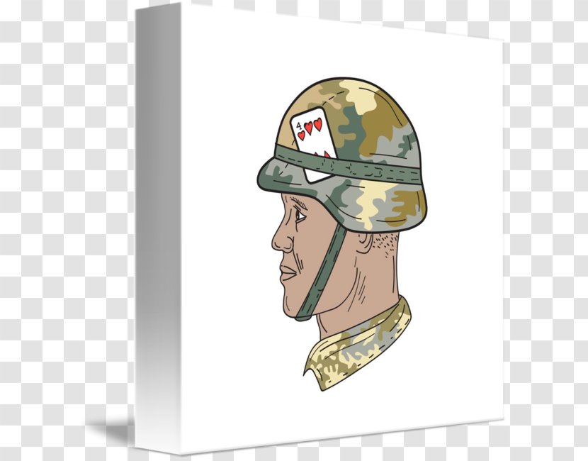 United States Army Soldier Drawing Combat Helmet Transparent PNG