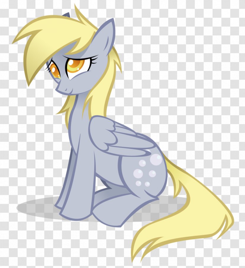 Pony Derpy Hooves Horse Endlessly Amused - Silhouette Transparent PNG