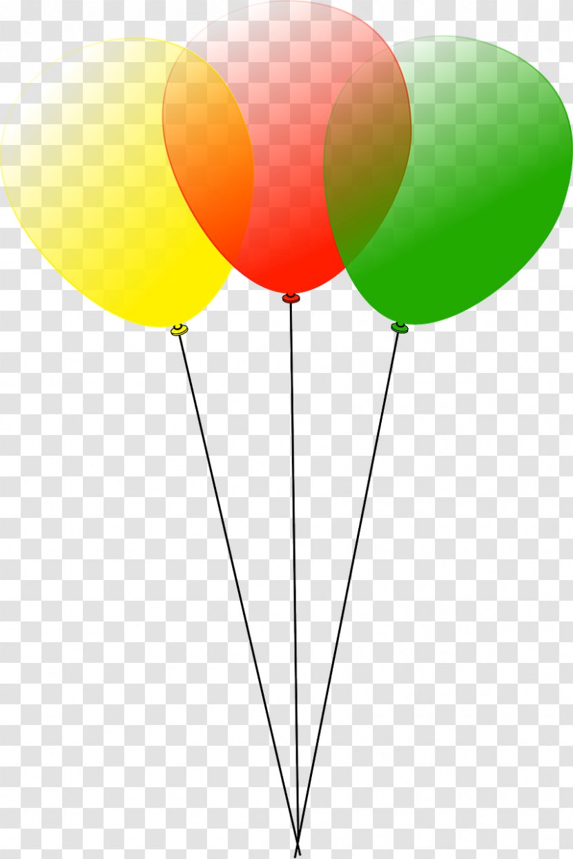 Toy Balloon Clip Art - Yellow Transparent PNG