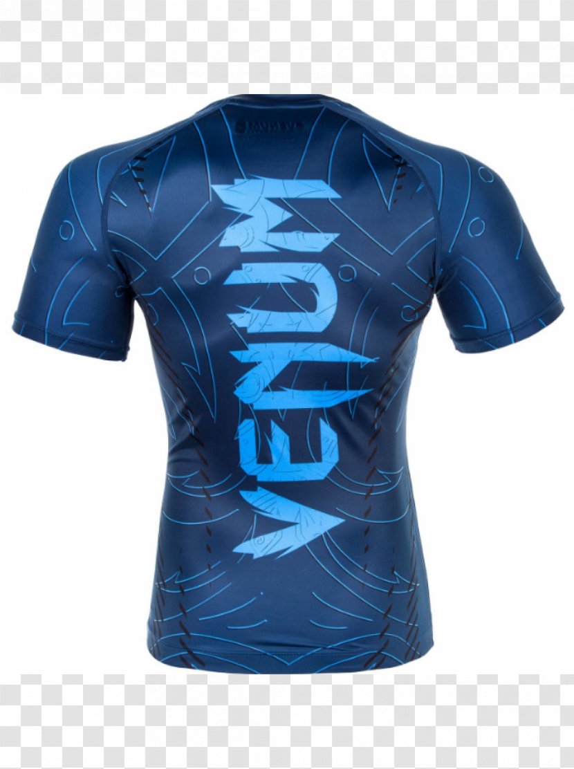 T-shirt Clothing Sleeve Rash Guard - Navy Blue Transparent PNG