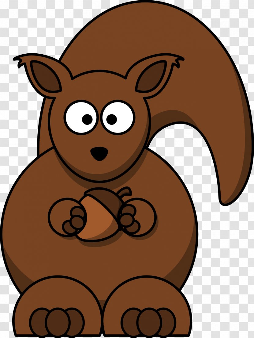 Squirrel Chipmunk Cartoon Clip Art - Mammal Transparent PNG