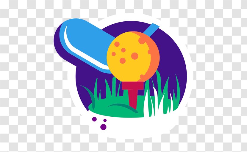 Golf Background - Course - Child Art Logo Transparent PNG