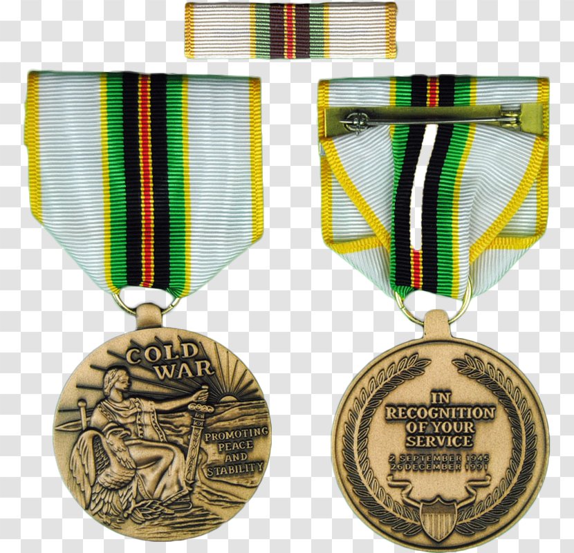 Cold War Victory Medal Gold Recognition Certificate Transparent PNG