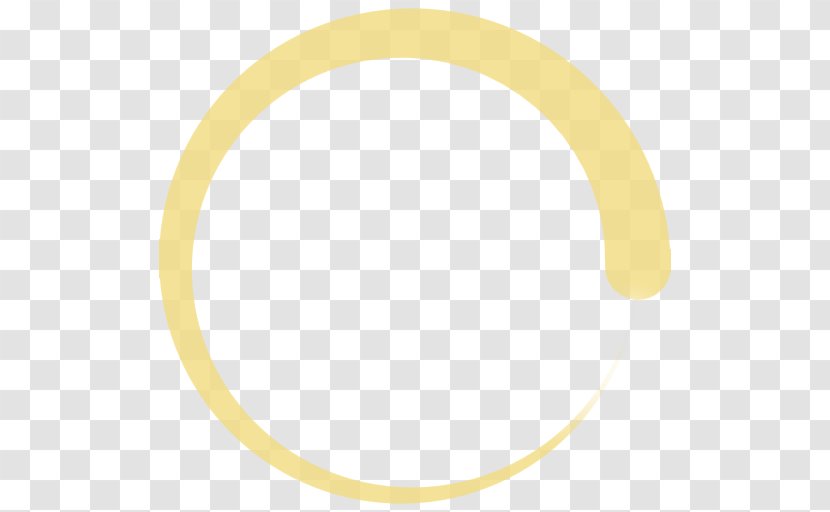 Circle Angle Body Jewellery - Yellow Transparent PNG