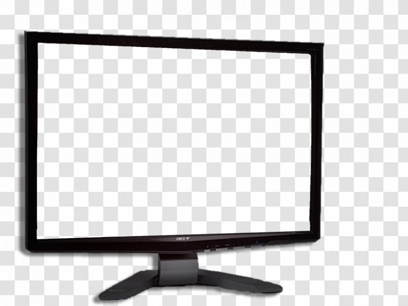 Computer Monitor Television Flat Panel Display Device Transparent PNG