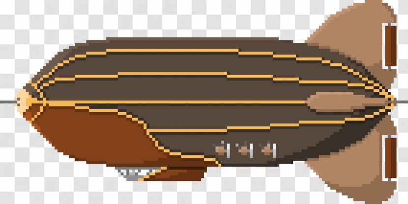 Pixel Art Airship DeviantArt - 2d Computer Graphics - Steampunk Transparent PNG