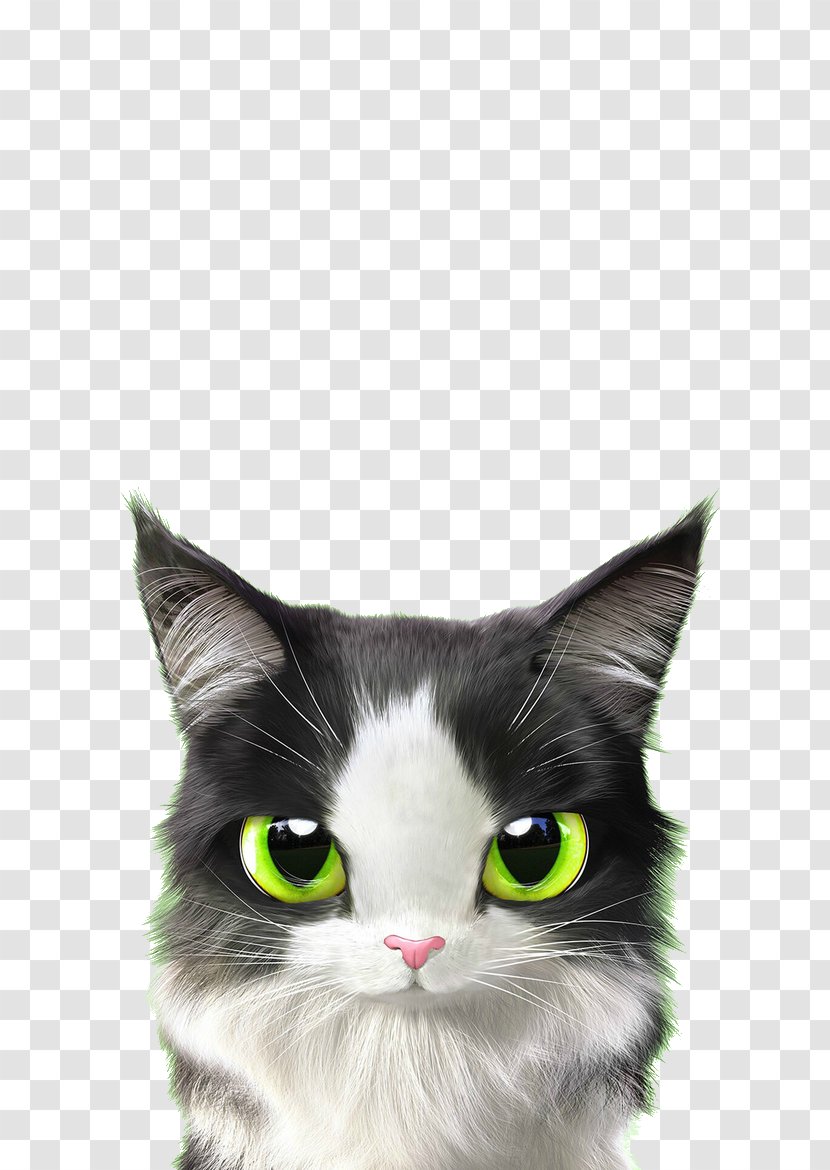 Cat Kitten Mouse Cuteness Gift - Leopard - Green-eyed Transparent PNG