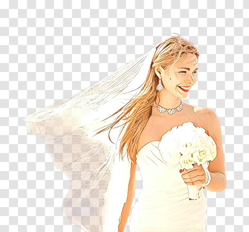 Wedding Dress Bride Blond Transparent PNG