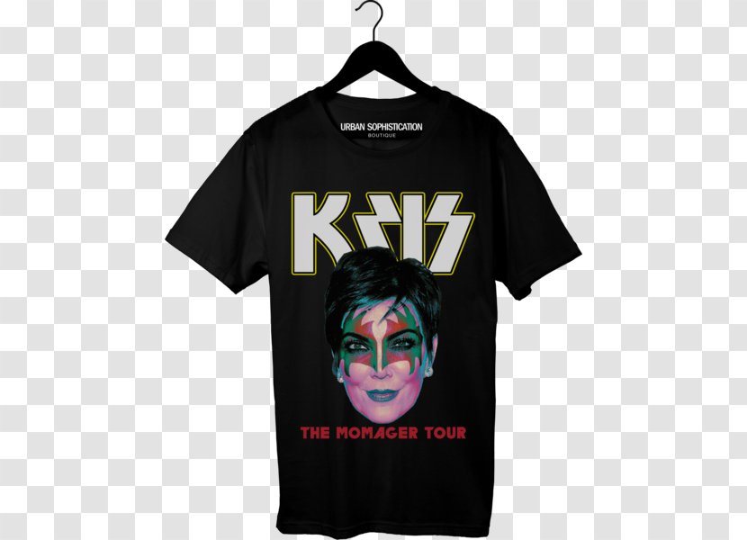 Printed T-shirt Sleeve Clothing Shorts - Top - Kris Jenner Transparent PNG