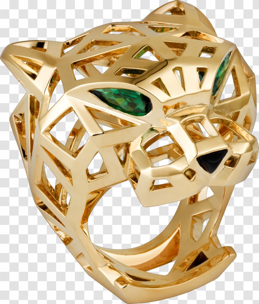 Cartier Ring Jewellery Gold Tsavorite - Metal Transparent PNG