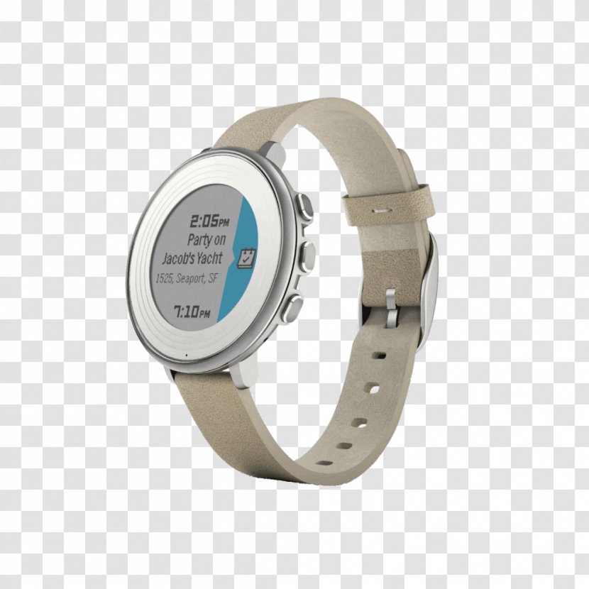 Pebble Time Round Smartwatch - Gift Transparent PNG