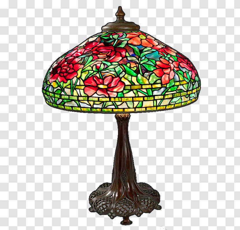 Tiffany Lamp Table Light Fixture Stained Glass - Shades - Chandelier Transparent PNG