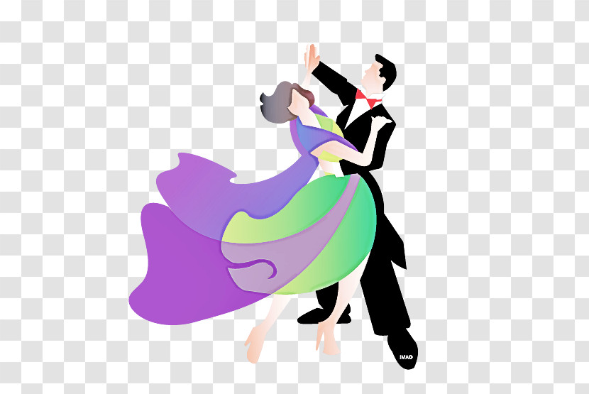 Dance Ballroom Dance Tango Performing Arts Purple Transparent PNG