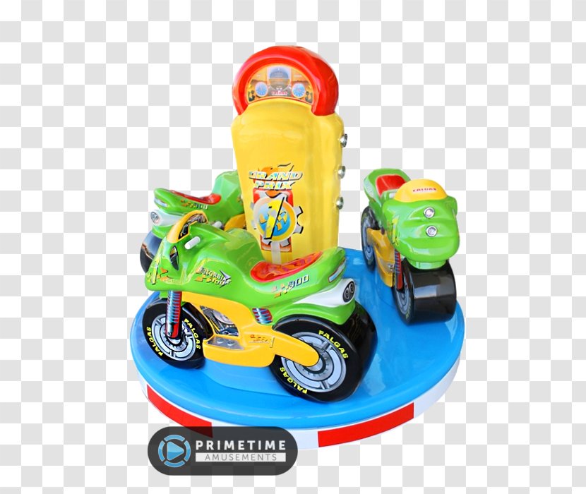 Kiddie Ride Motorcycle Amusement Arcade Vehicle Game - Carousel Transparent PNG
