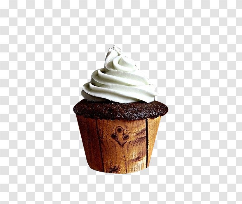 Scrumptious Cupcakes Frosting & Icing Cream - Chocolate - Small Cake Material Transparent PNG