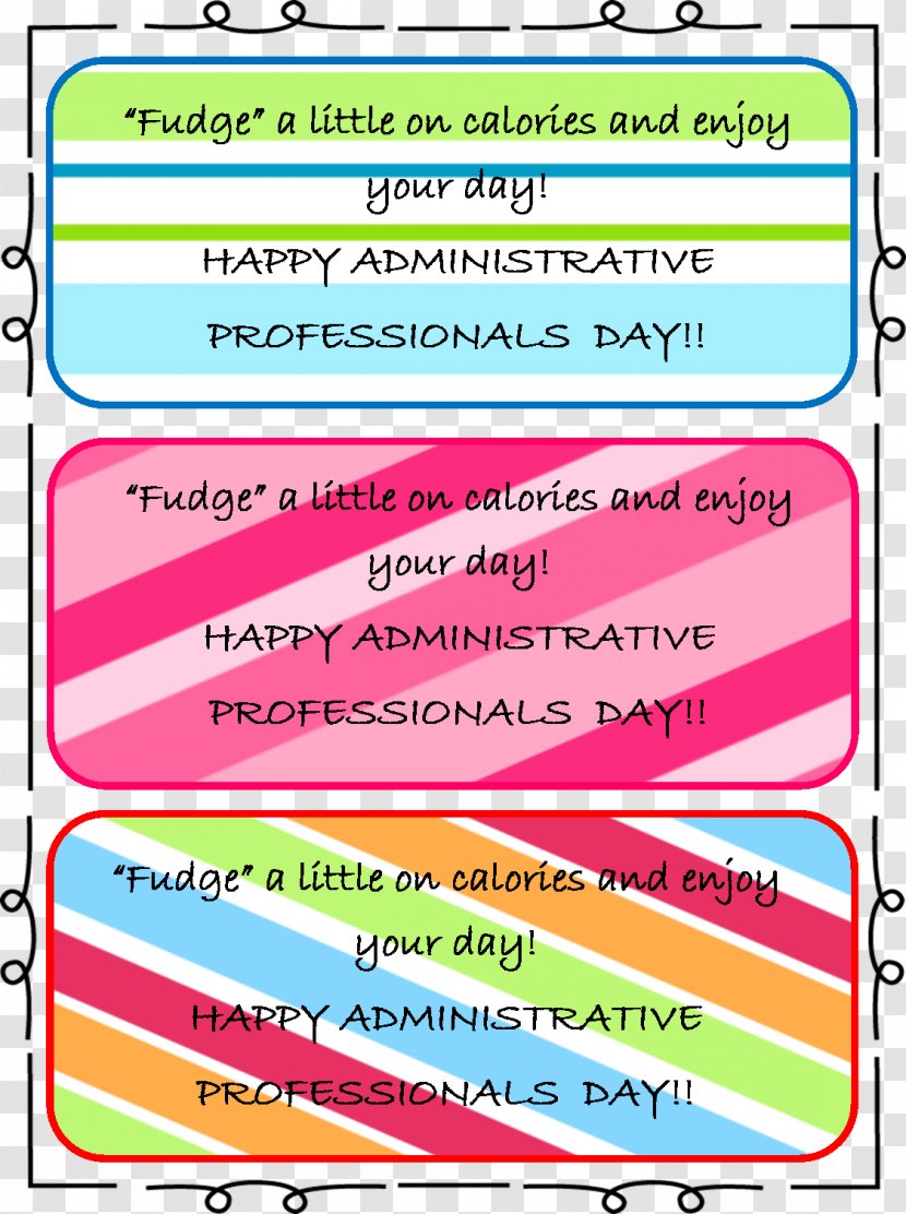 Administrative Professionals Week Secretary Gift Chocolate Brownie Craft - Business Administration Transparent PNG