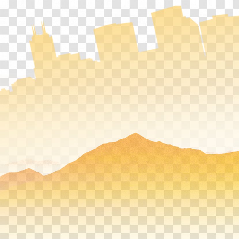 Yellow Ecoregion Pattern - Sand Wind Transparent PNG