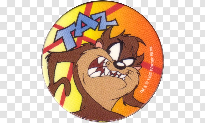 Milk Caps Tasmanian Devil Looney Tunes Cartoon - Character - Tazmanian Transparent PNG