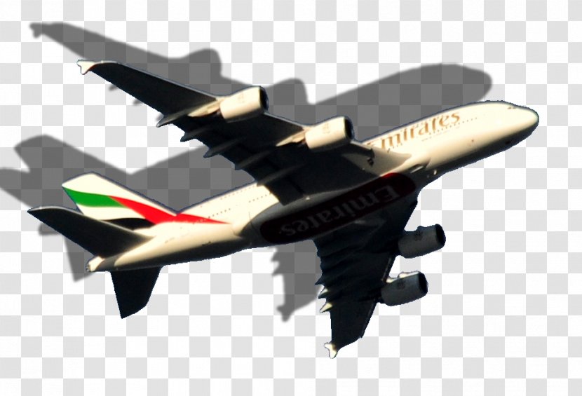 Jet Aircraft Airbus A380 Airplane Transparent PNG