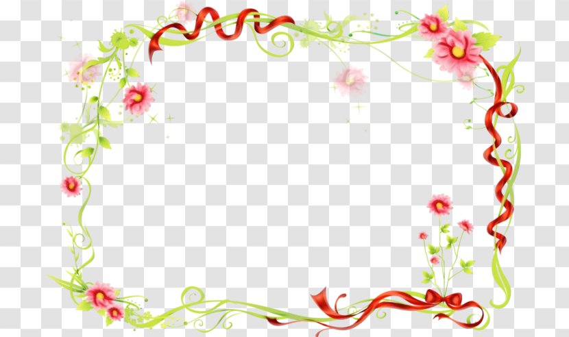 Pink Background Frame - Petal - Picture Transparent PNG