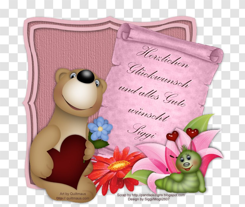 Greeting & Note Cards Picture Frames Flower Stuffed Animals Cuddly Toys Pink M Transparent PNG
