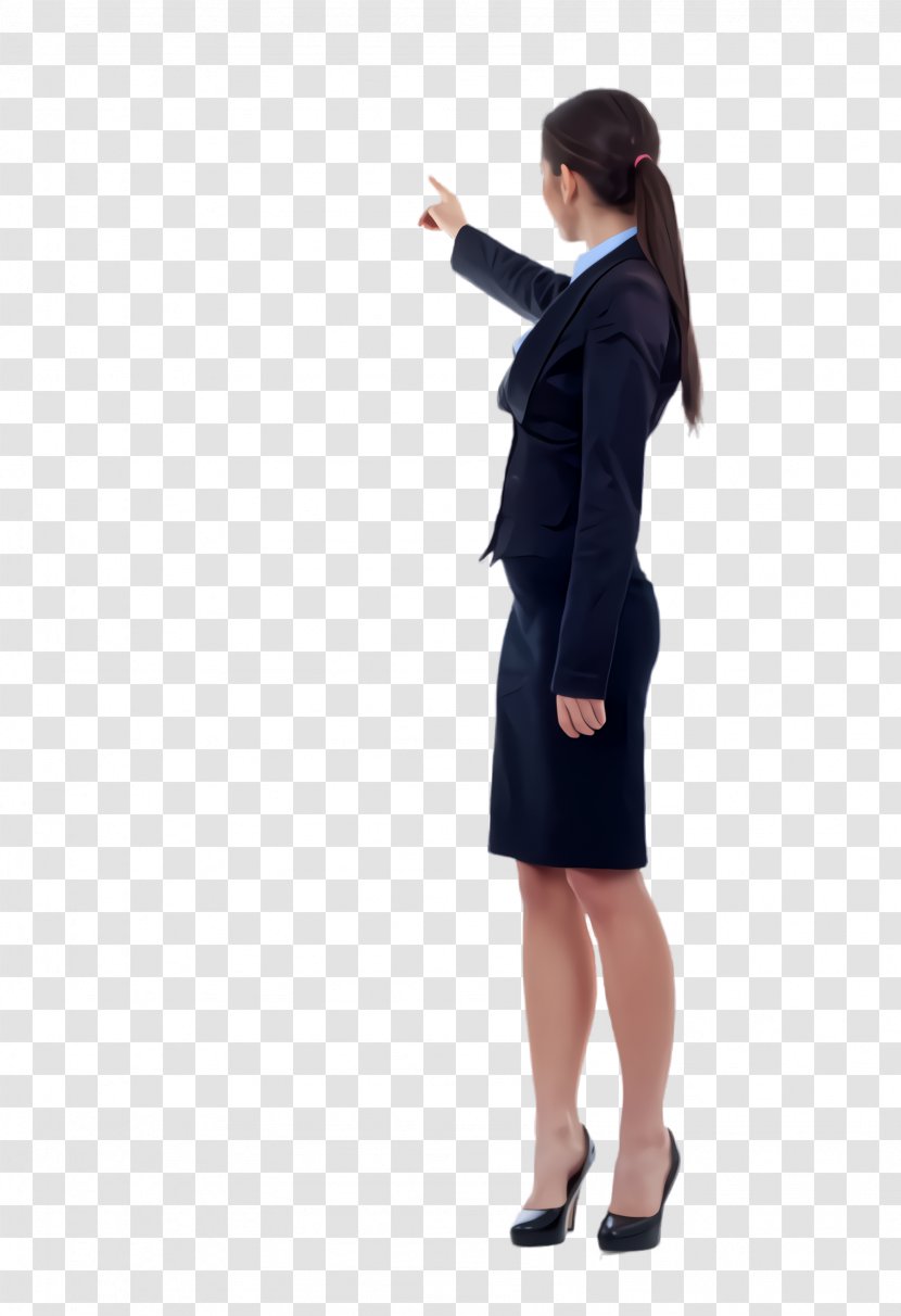 Standing Clothing Arm Dress Uniform - Formal Wear - Costume Transparent PNG