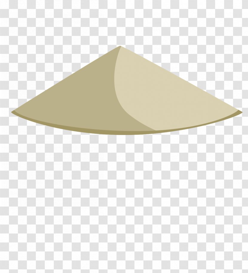 Angle Pattern - Beige - Hats Transparent PNG