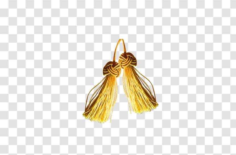 Tassel - Gold - Golden Tassels Transparent PNG