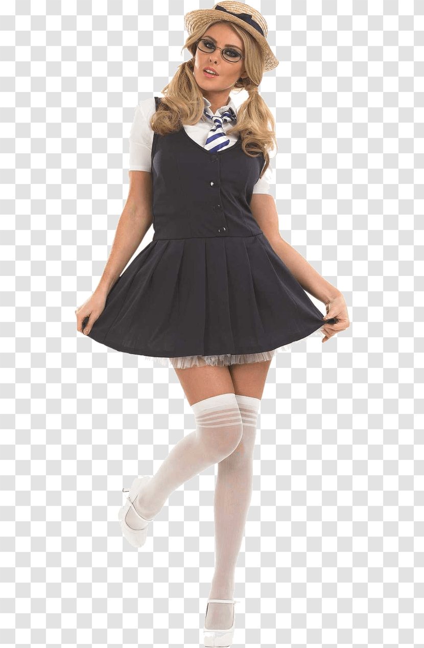 St Trinian's School Costume Party Dress - Flower - Uniform Transparent PNG