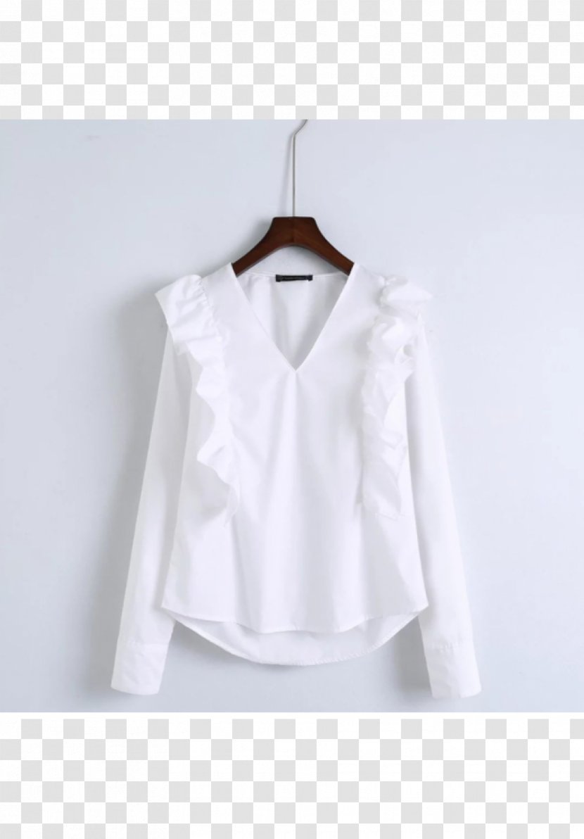 Sleeve Blouse T-shirt Collar - Bezel Transparent PNG