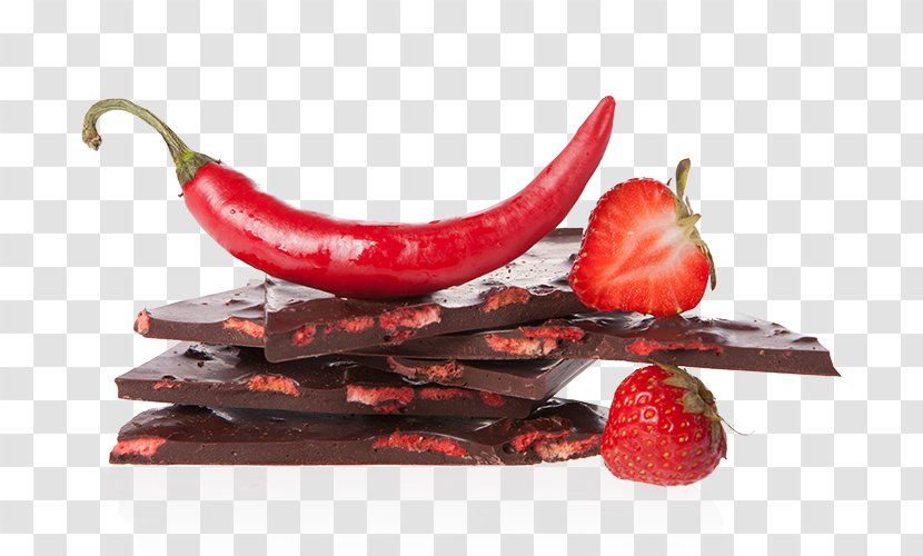 Hot Chocolate Organic Food Chili Pepper Strawberry - Superfood Transparent PNG