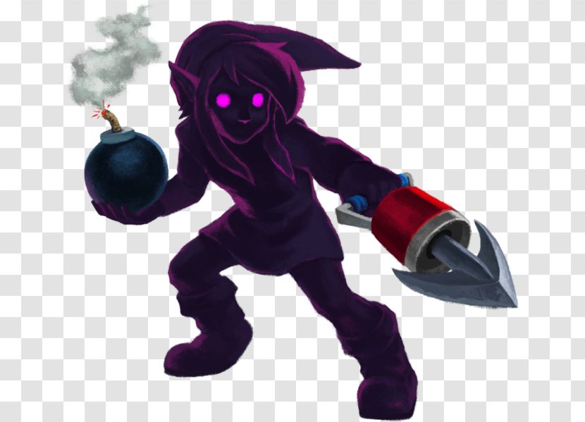 The Legend Of Zelda: A Link Between Worlds Four Swords Adventures Ganon To Past And - Zelda Ocarina Time 3d - Shadow Warrior Transparent PNG