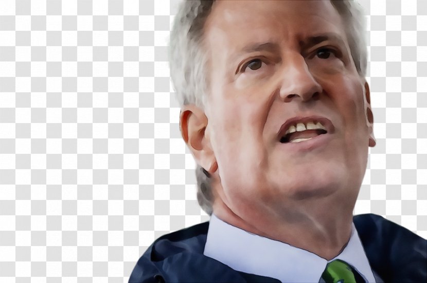 Bill De Blasio Democratic Party Mayor Of New York City President The United States - Pleased Transparent PNG