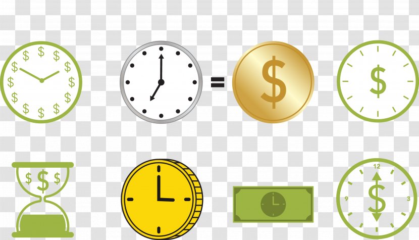 Money Coin Icon - Number - Time Is Equal To Transparent PNG