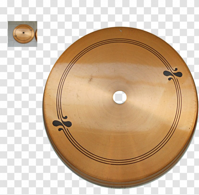 01504 Brass Material - Hardware - Copper Circle Transparent PNG