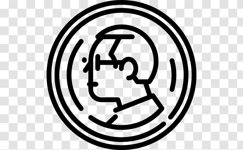 Clip Art - Black And White - Coin Transparent PNG