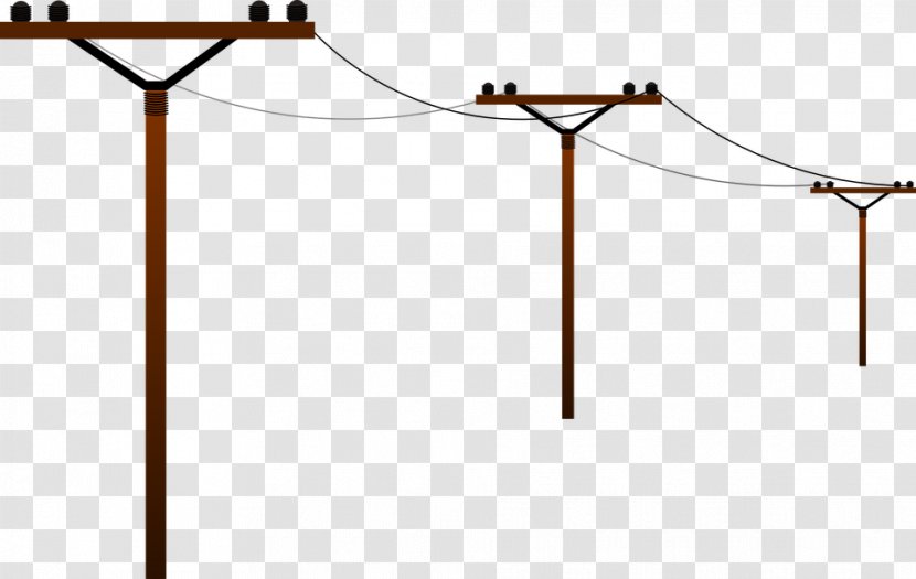 Overhead Power Line Electric Electricity Clip Art - Transmission Transparent PNG