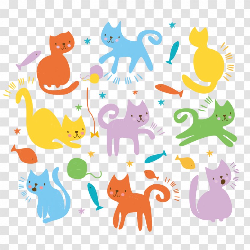 Cat Kitten Cuteness Illustration - Animal - Vector Little Transparent PNG