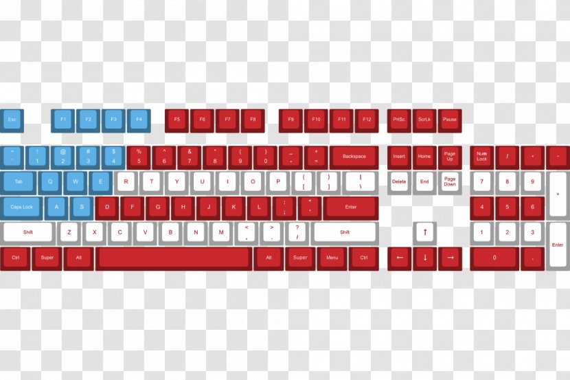 Space Bar Computer Keyboard Keycap Cherry Corsair Gaming STRAFE - Rectangle Transparent PNG