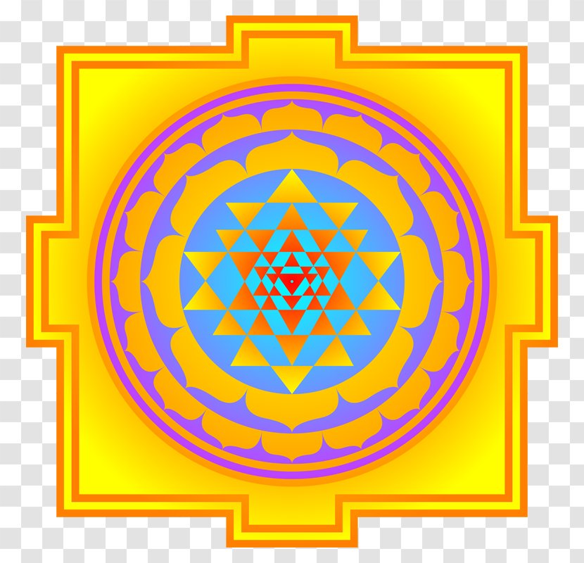 Lakshmi Ganesha Sri Yantra - Symmetry Transparent PNG