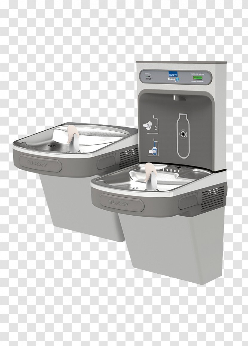 Water Cooler Elkay Manufacturing Drinking Fountains Filter - Stainless Steel - Airport Refill Station Transparent PNG