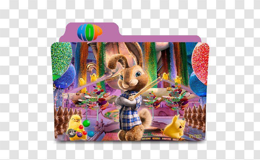 Easter Bunny Film Poster Animated Transparent PNG